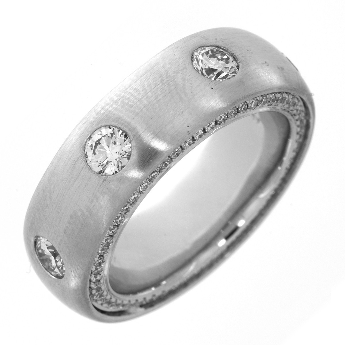 ring 18 kt WG, matt finished