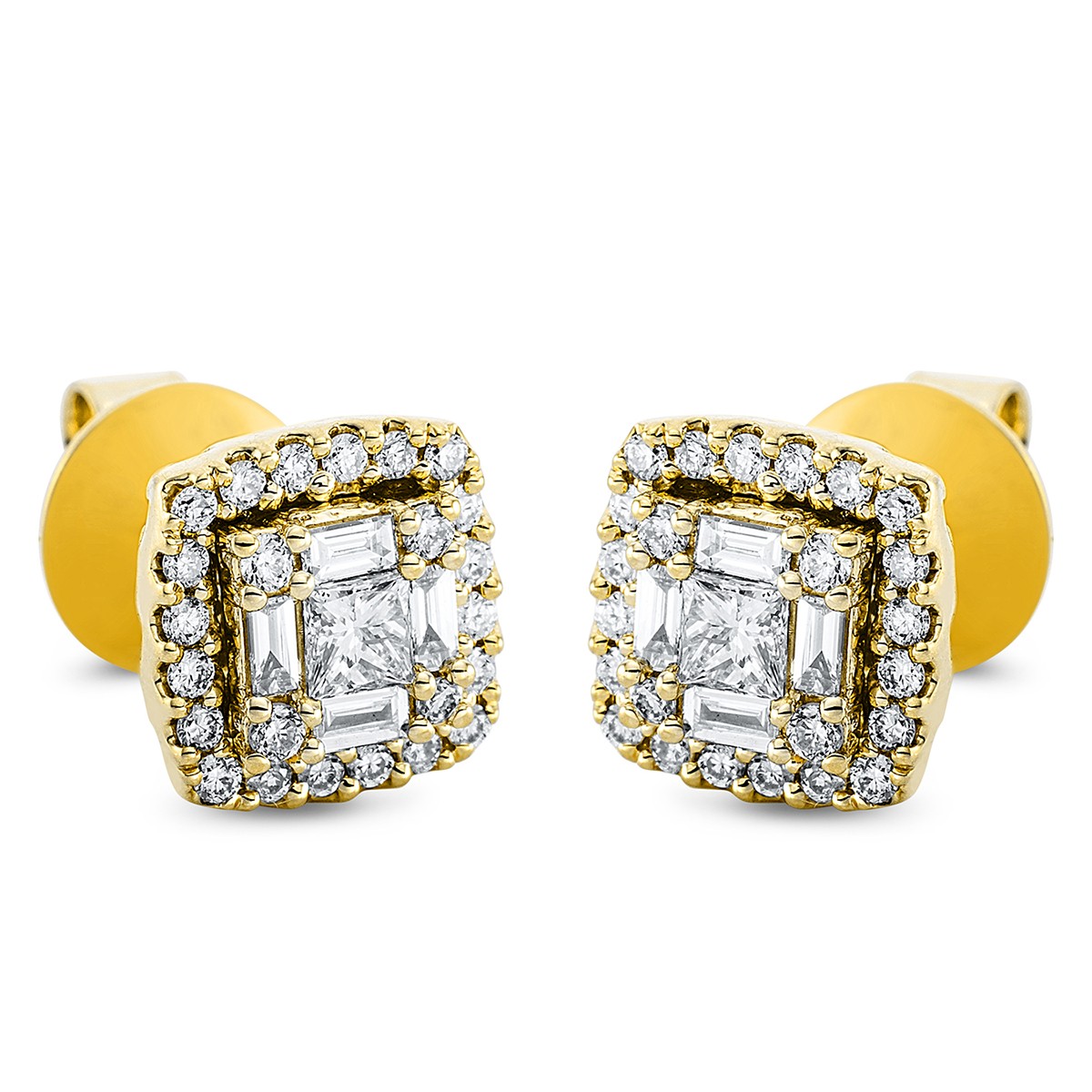 earrings 18 kt YG