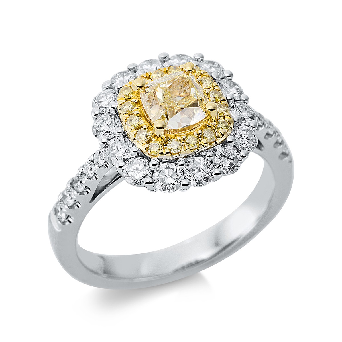 ring 18 kt WG+YG, GIA 6402762862