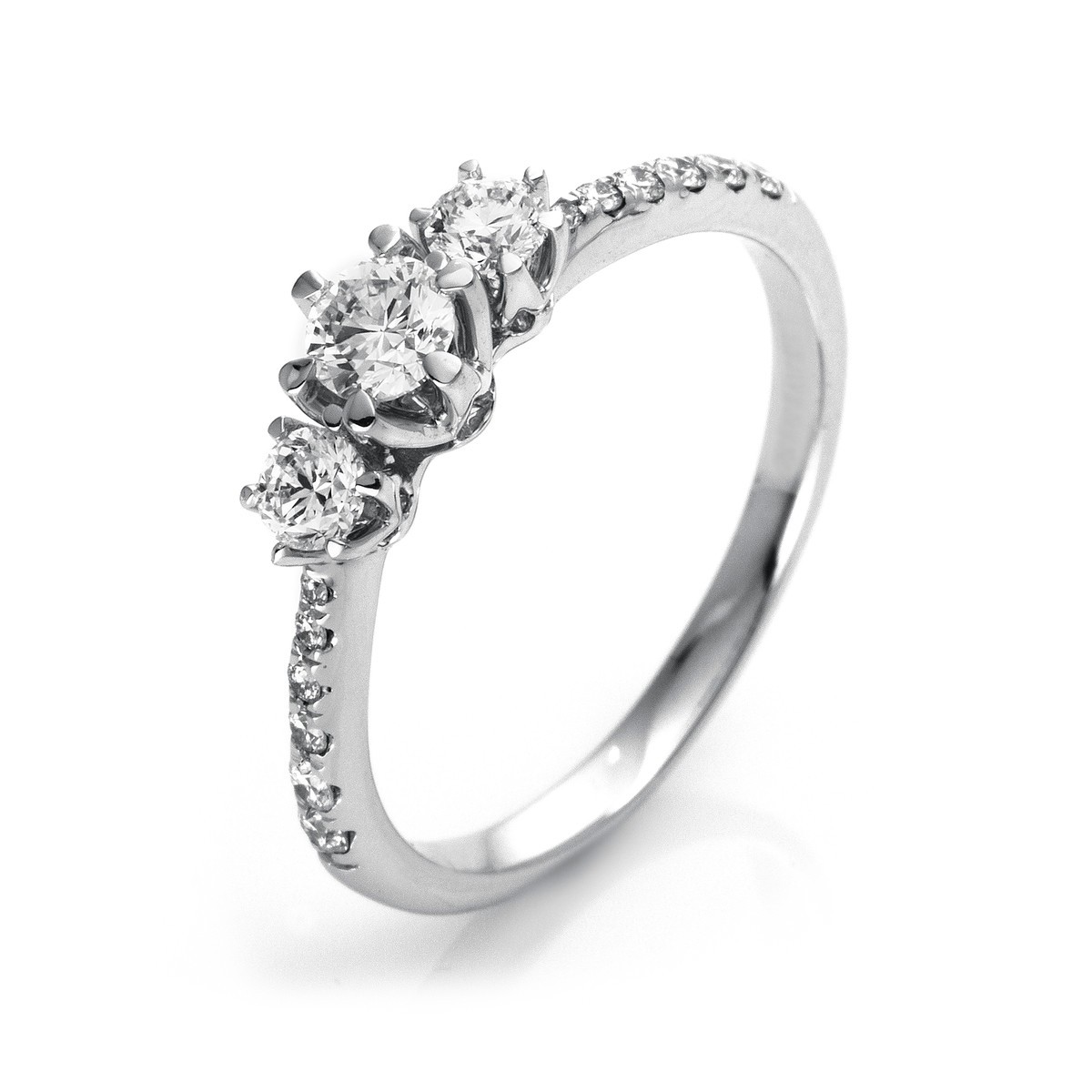 ring 18 kt WG+P950