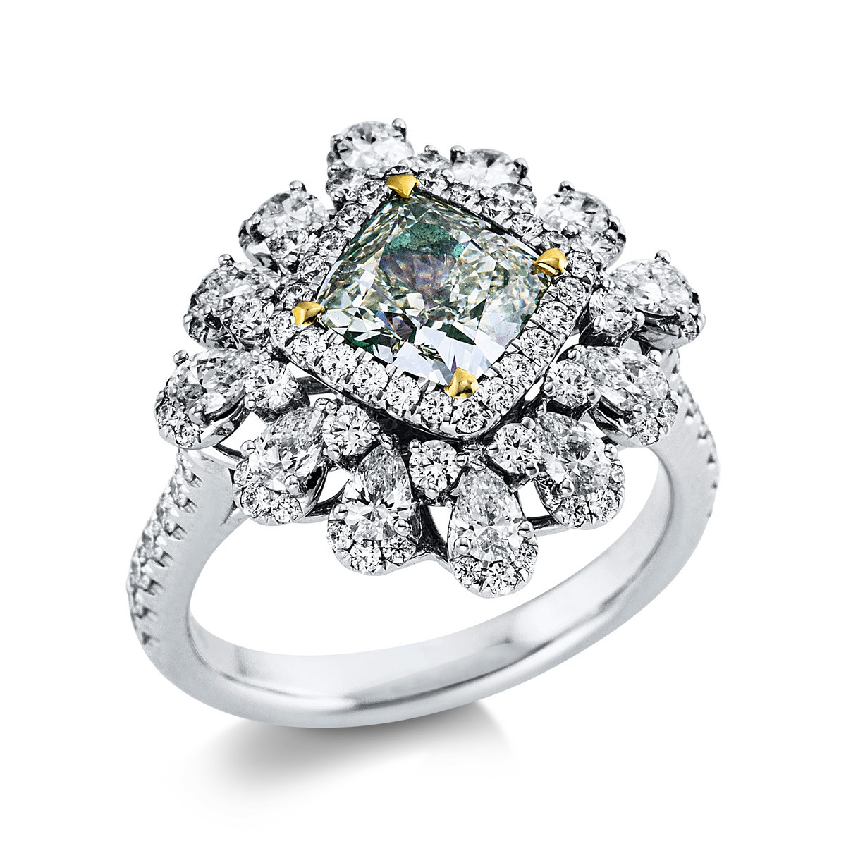 ring 18 kt WG+YG, GIA2165033752