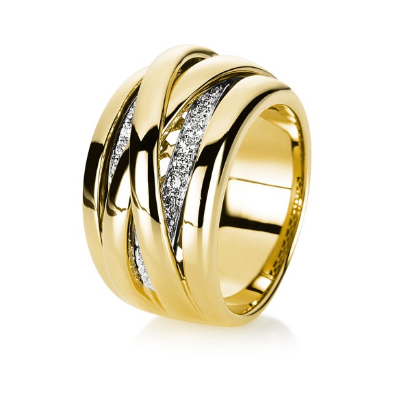 ring 18 kt YG+WG