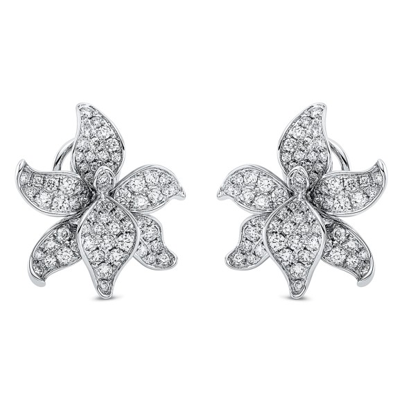 huggies 18 kt WG Flower