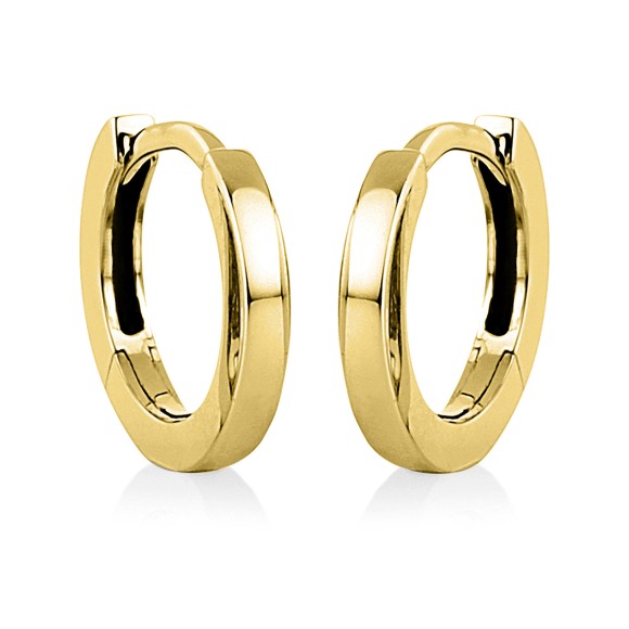 huggies 18 kt YG, polished