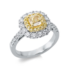 ring 18 kt WG+YG, GIA 6402762862