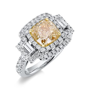 ring 18 kt WG+YG, GIA 2326477896