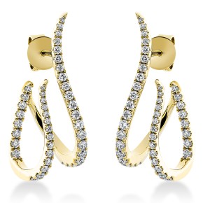 earrings 18 kt YG