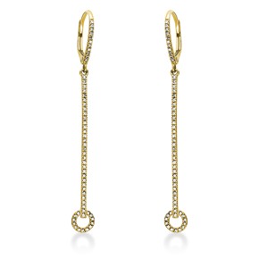 earrings 14 kt YG
