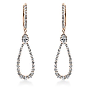 earrings 18 kt RG