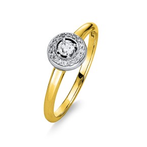 ring 18 kt YG+WG