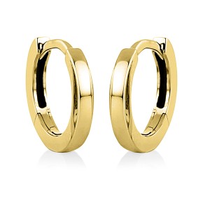 huggies 18 kt YG, polished