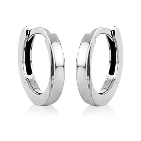 huggies 18 kt WG, polished