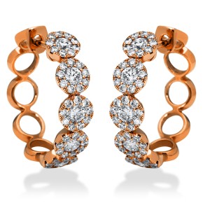earrings 18 kt RG