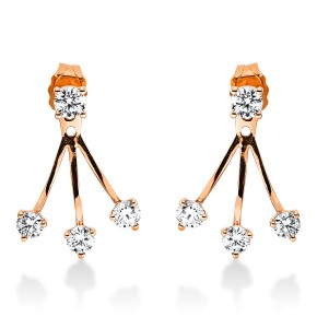 earrings 18 kt RG