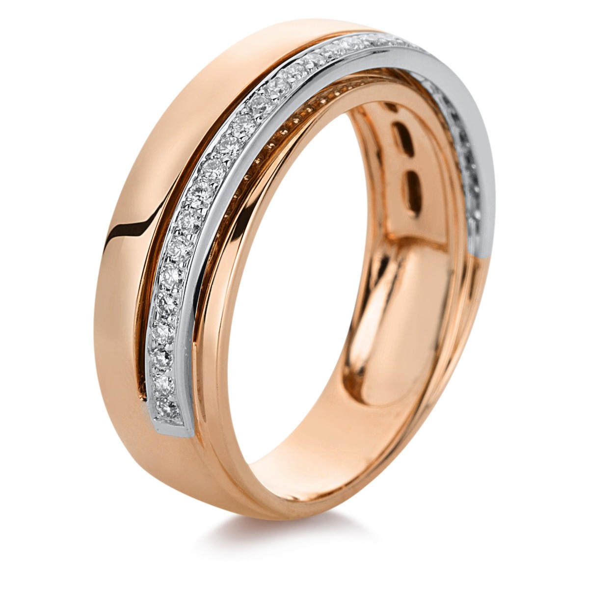 ring 18 kt RG+WG