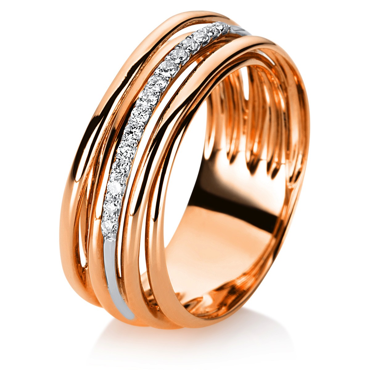 ring 18 kt WG+RG