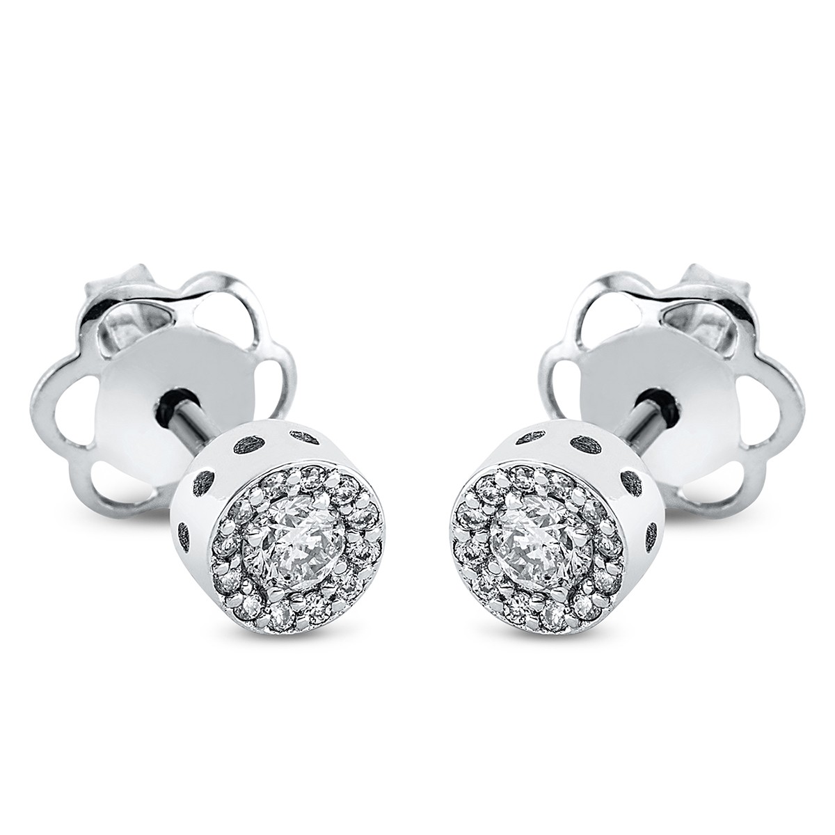 earrings 18 kt WG