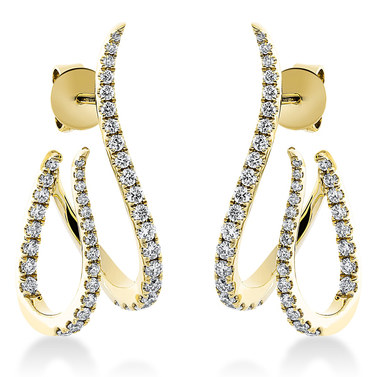 earrings 18 kt YG