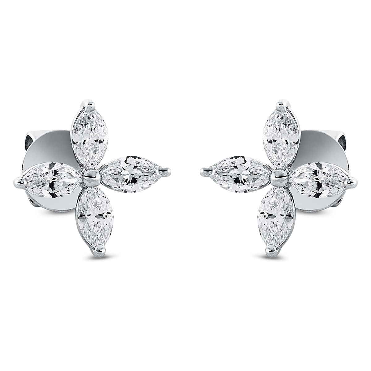 earrings 18 kt WG