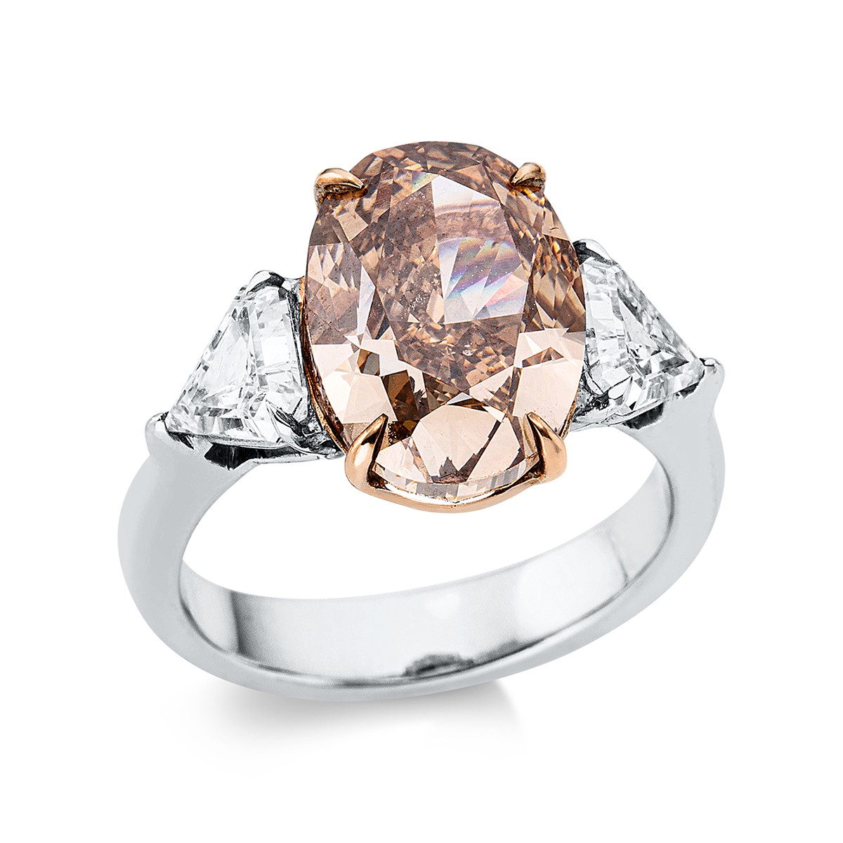 ring 18 kt WG+RG, GIA 5246259575