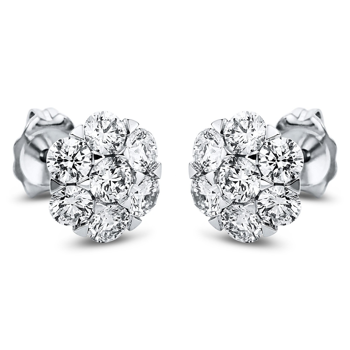 earrings 18 kt WG