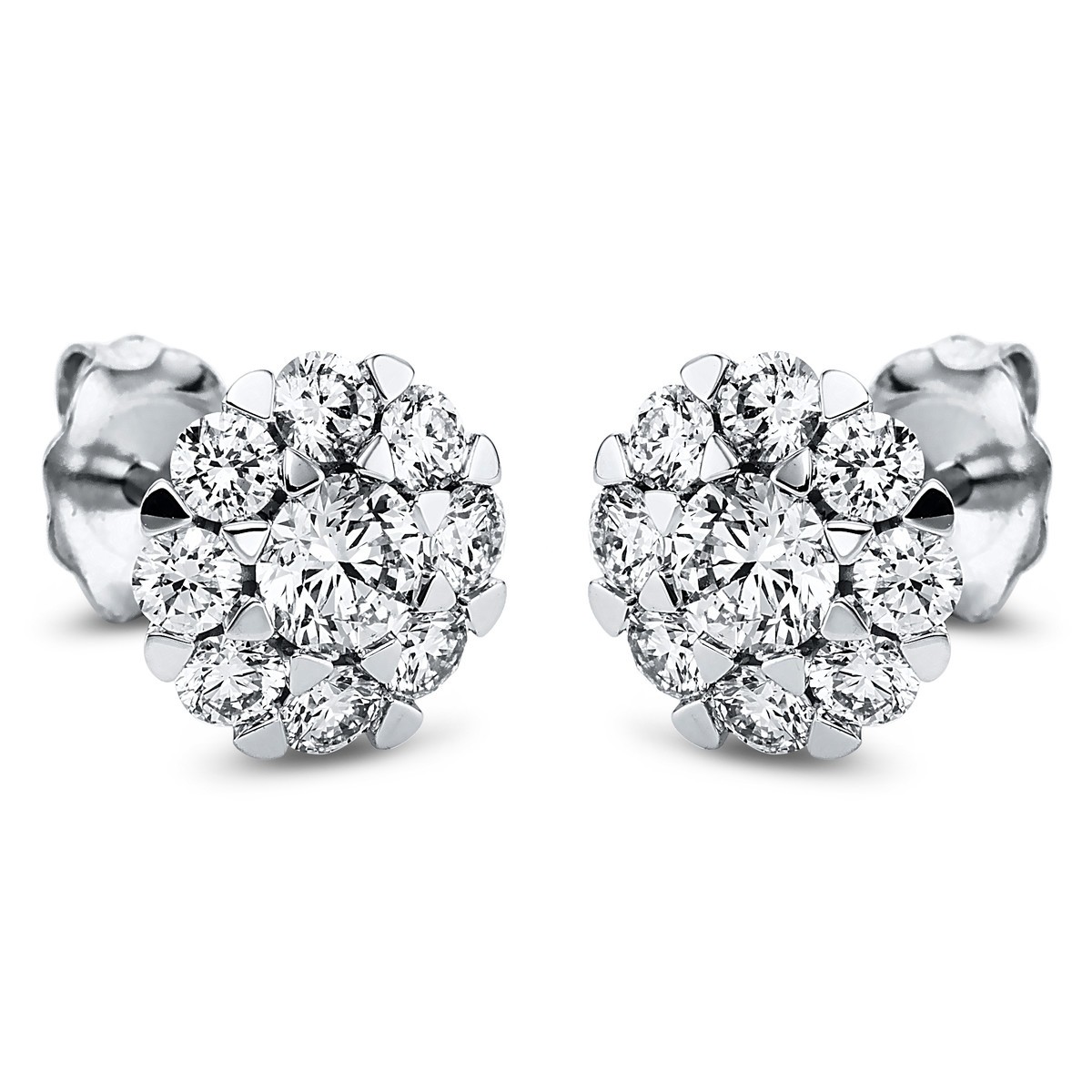 earrings 18 kt WG
