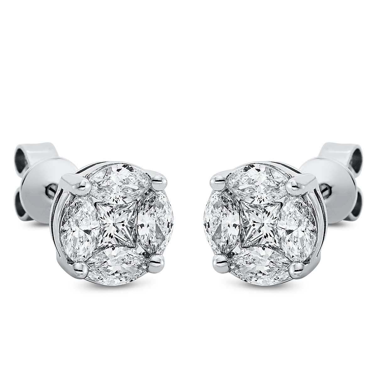 earrings 18 kt WG